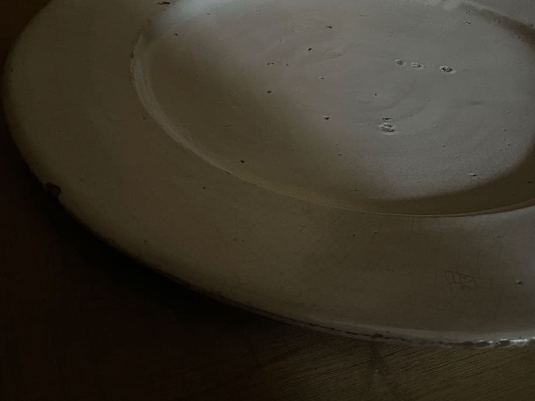 50cm◆ デルフト　リムプレート 1650年頃　アンティーク )17 世紀