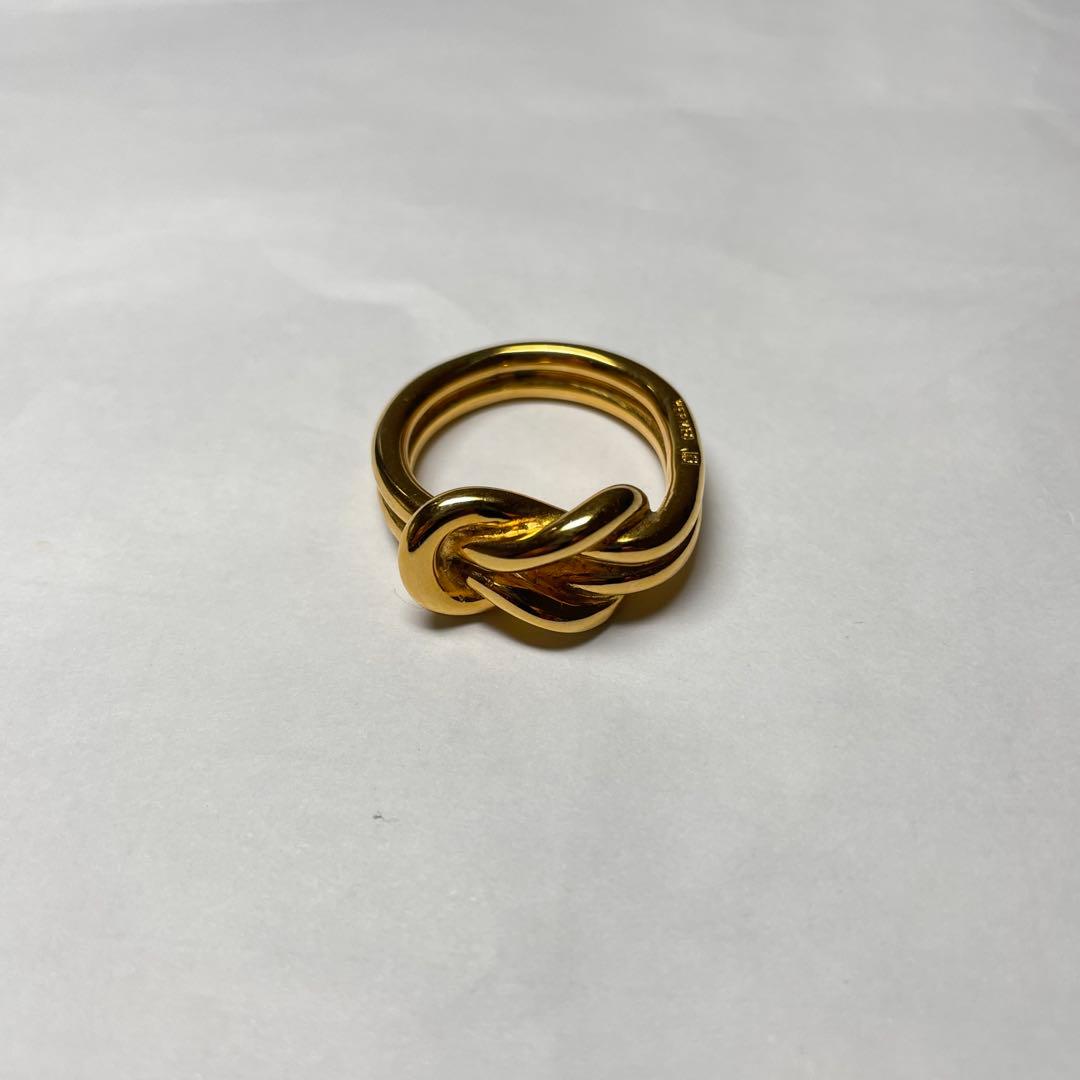 Milky ☆HERMES エルメス ノットリング ゴールド サイズ44