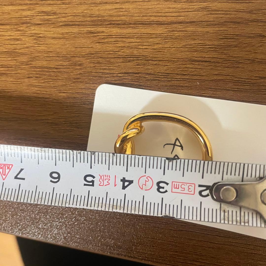 Milky ☆HERMES エルメス ノットリング ゴールド サイズ44