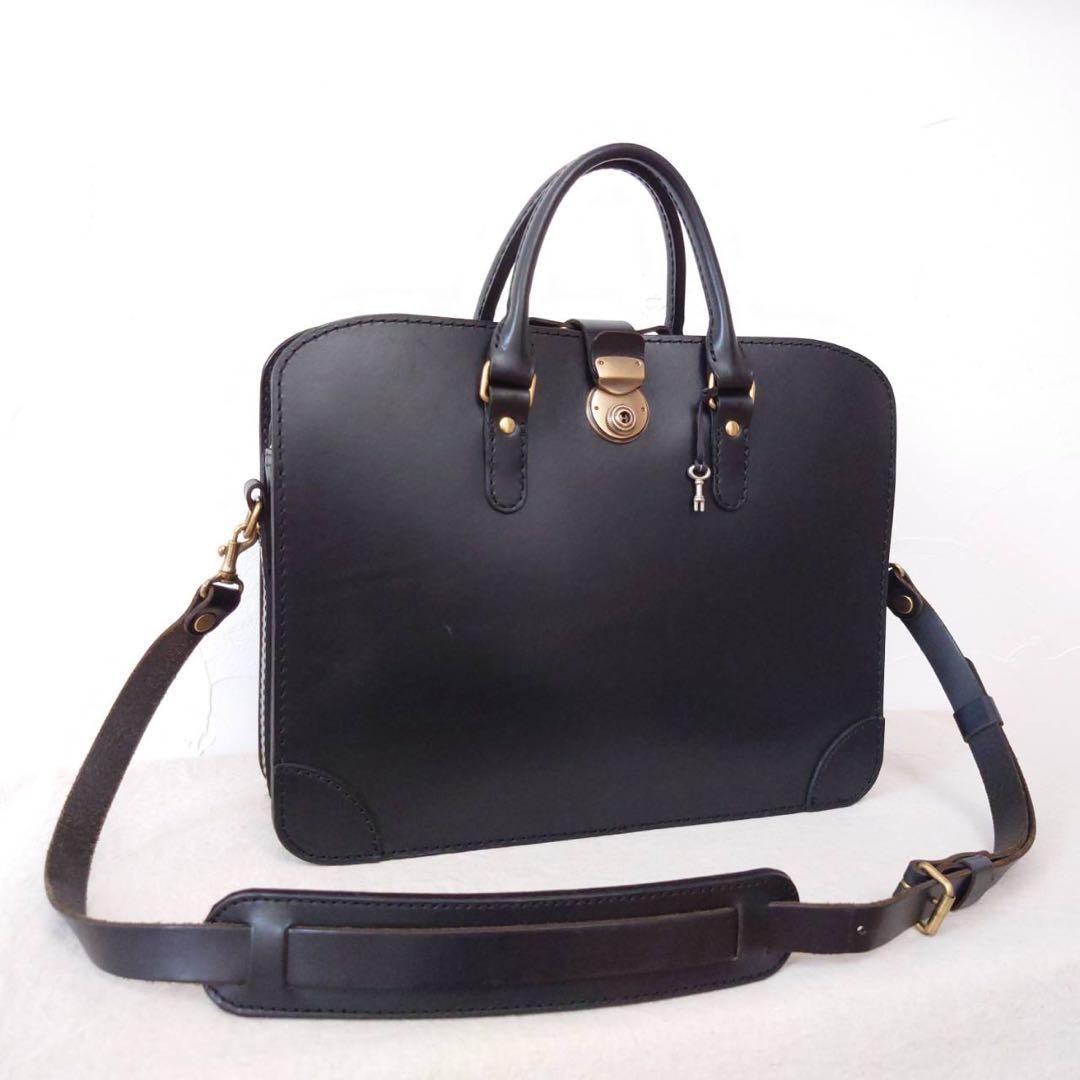 【極美品】HERZ ヘルツ RESO. ラップフラップ 2way ビジネスバッグ