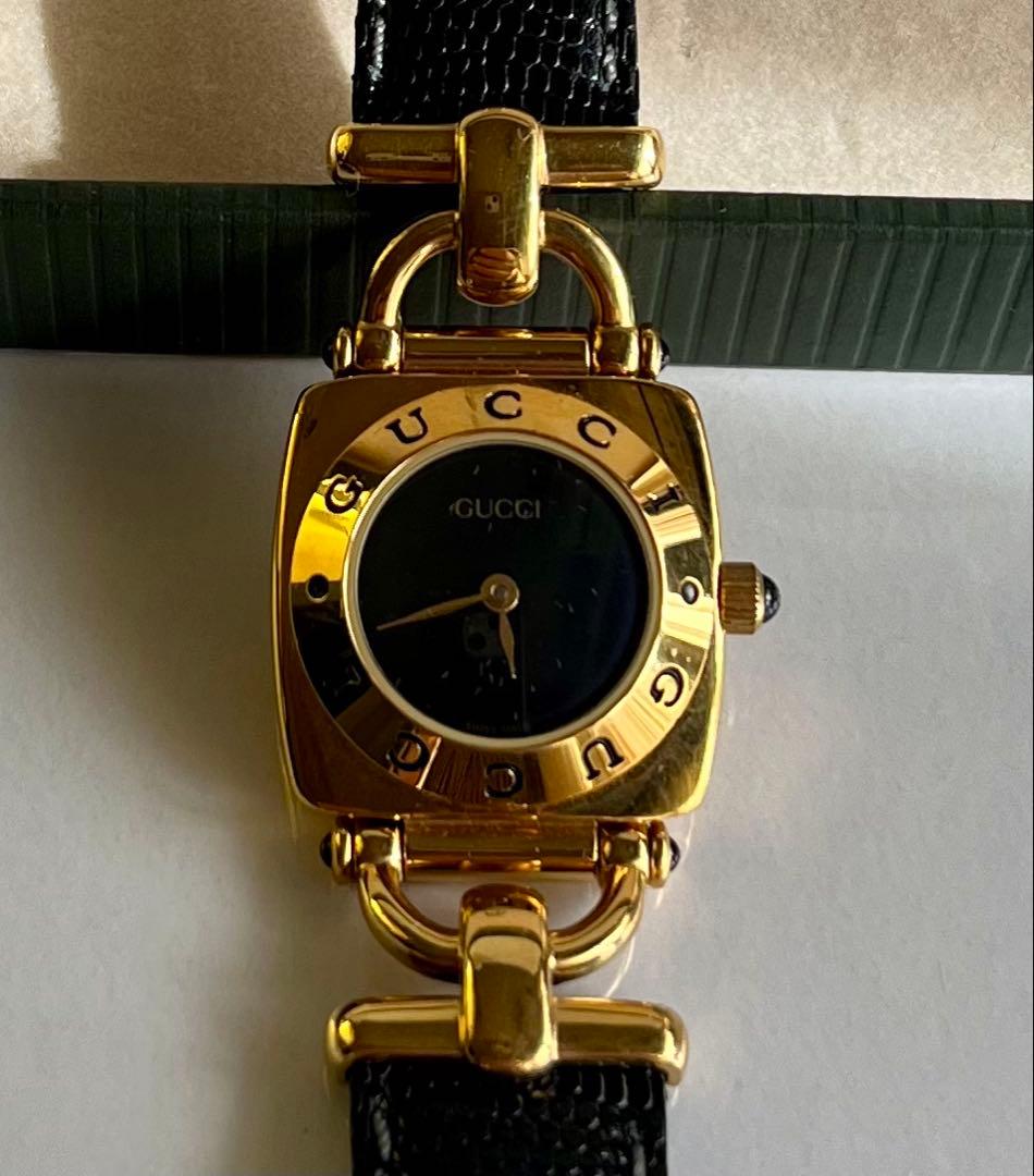 【美品】 GUCCI グッチ レディース腕時計
