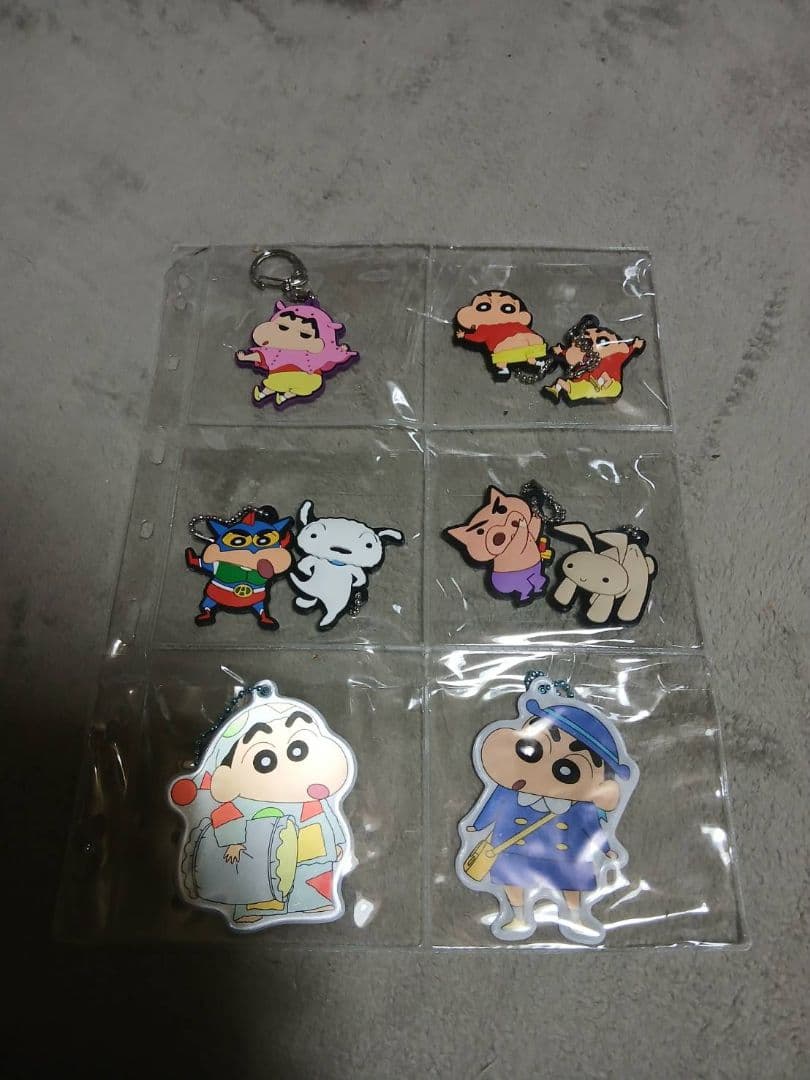 クレヨンしんちゃん ３Ｄアクリルキーホルダー などセット