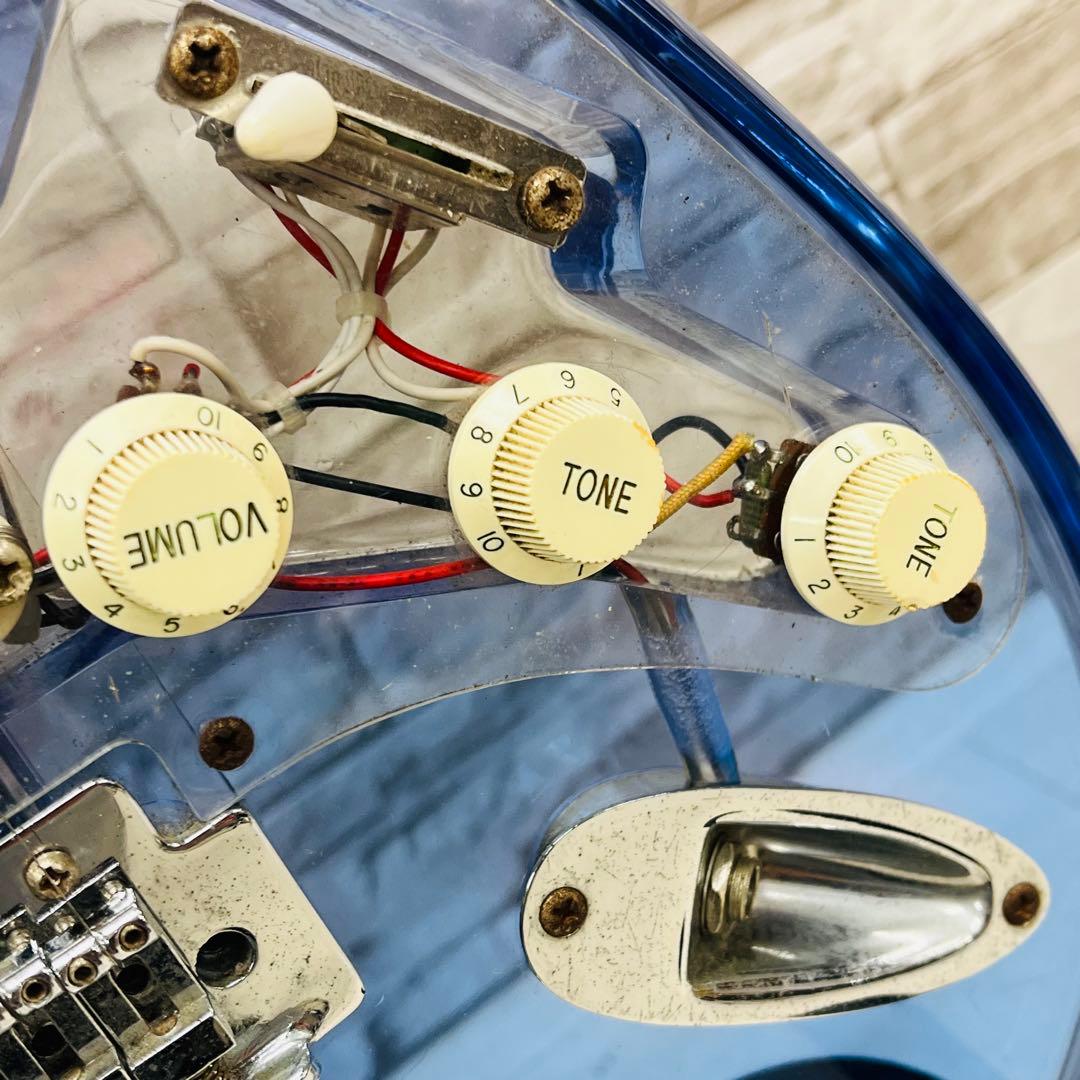 PhotoGenic st スケルトンブルー アクリルエレキギター - メルカリ