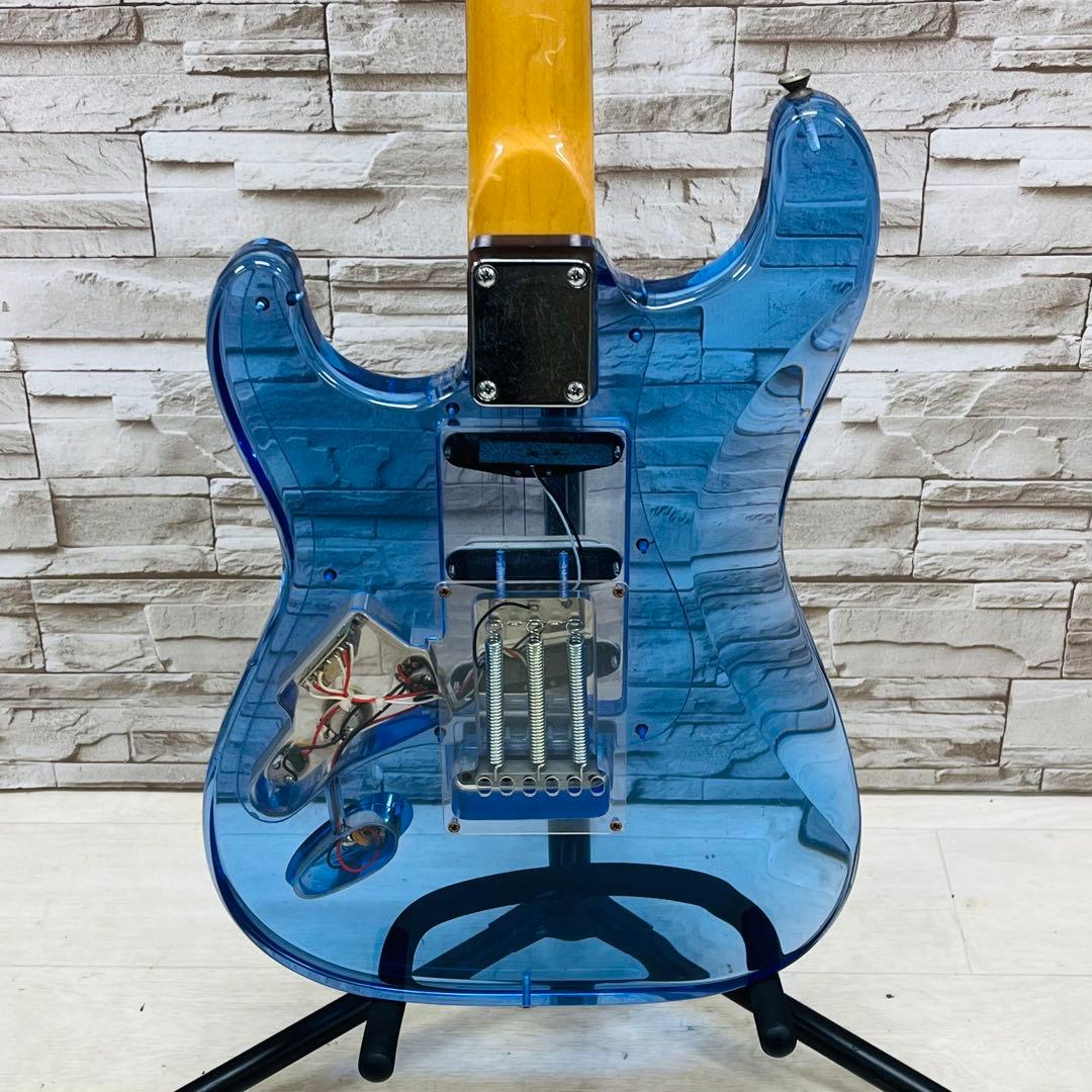 PhotoGenic st スケルトンブルー アクリルエレキギター - メルカリ