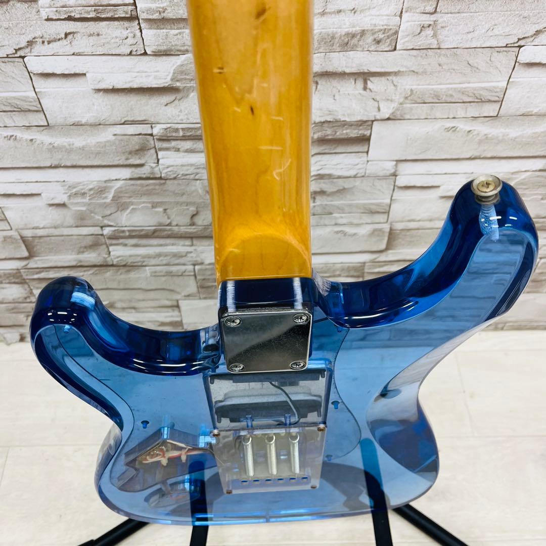 PhotoGenic st スケルトンブルー アクリルエレキギター - メルカリ
