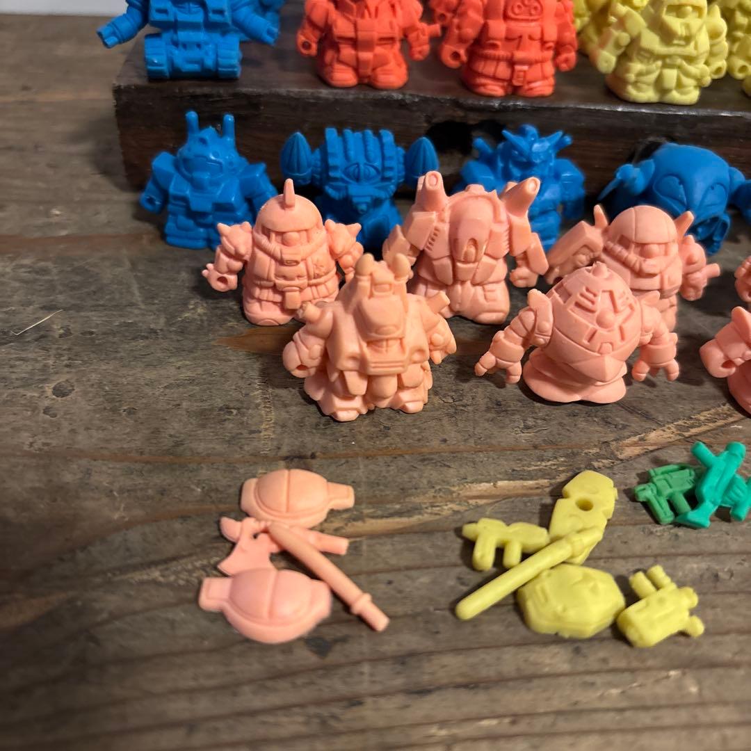 まとめ売り】ガン消し ガンダム 昭和 レトロ ガチャ レア 初期 パーツ