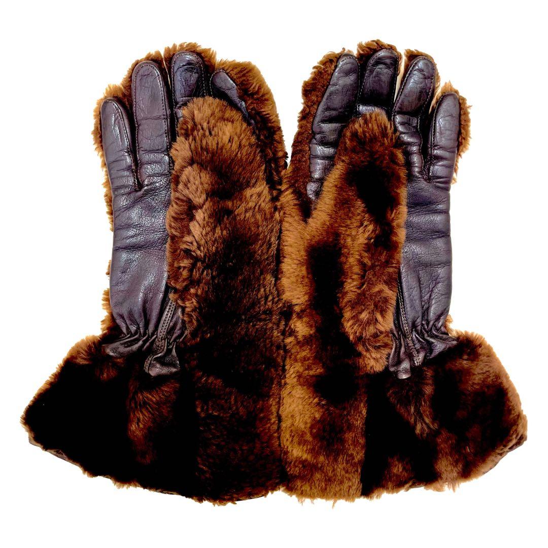 【1930s】《British》Bear-skin Gloves 珍品 超希少