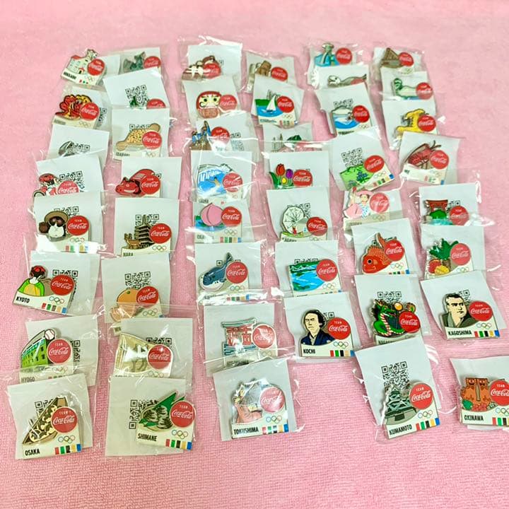 コカコーラピンバッチコンプ都道府県