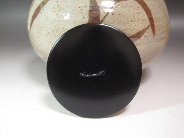 ☆ 溝上秀次（藻風）水指 裏千家 十五代 鵬雲斎の花押がございます