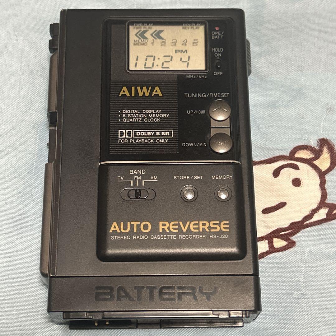AIWA ステレオカセットレコーダー hs-j20 ウォークマン