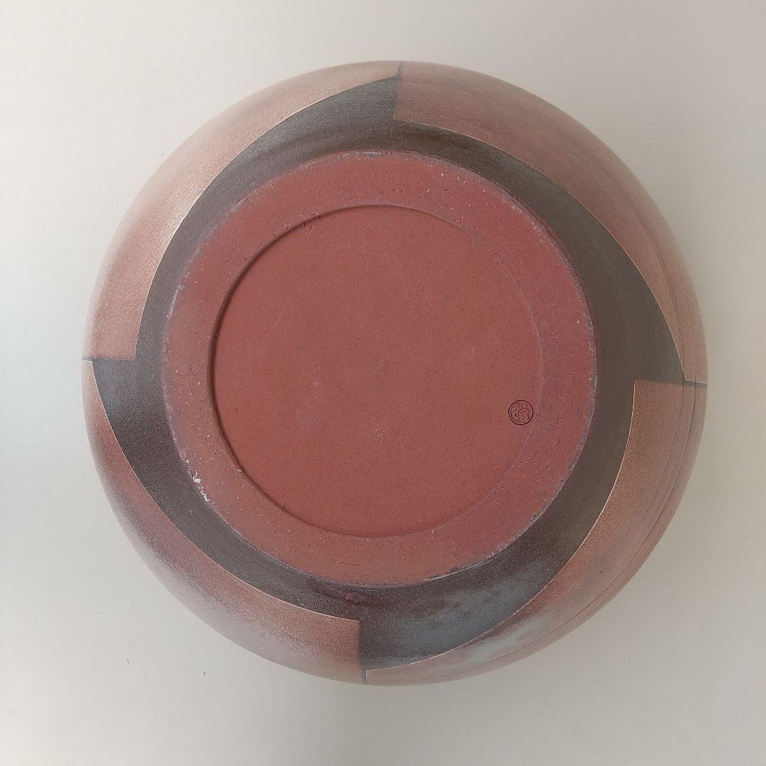 萩焼 浦 裕 彩色壺 長期保管品 高さ約33.5センチ 萩焼