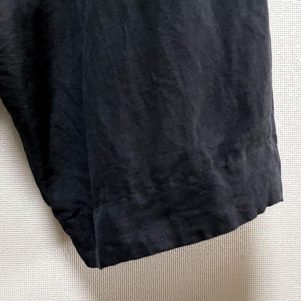 Veritecoeur カディ リネン ギャザー イージー パンツ 手織り