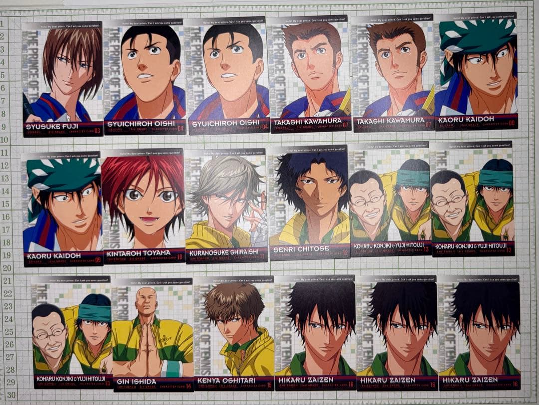 d*7様 テニスの王子様 トレーディングカード 54枚