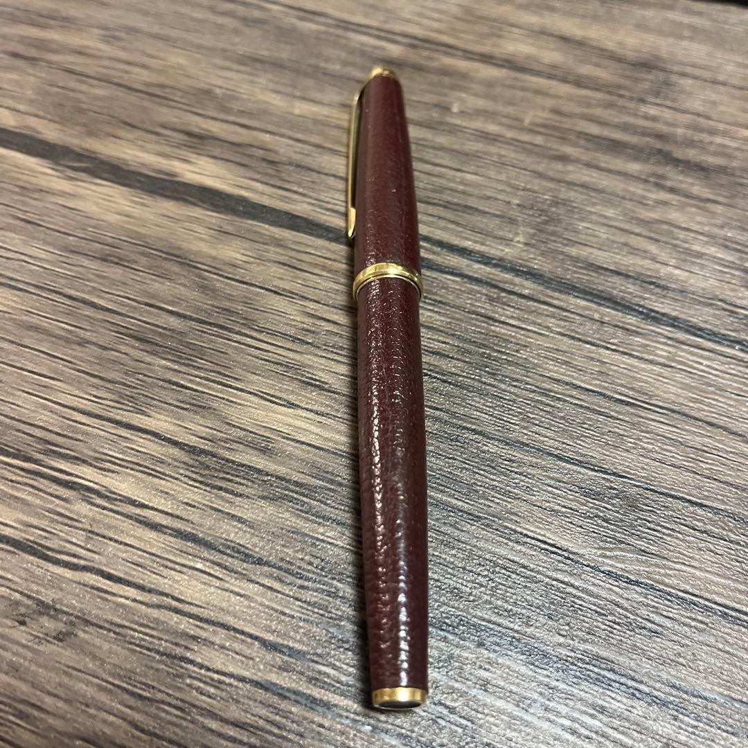 ペン先14K◇プラチナ シープ羊革 革巻き万年筆 Platinum 14金 本革