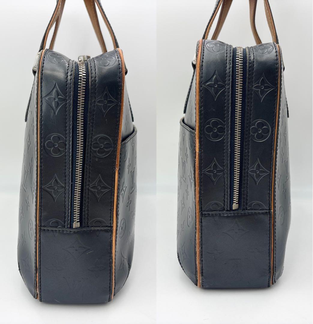 ルイヴィトン M55135 モノグラムマット マルデン ブルー ブリーフケース