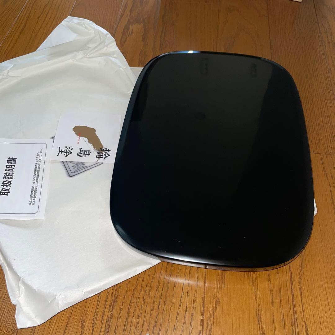 輪島塗お盆　未使用　黒