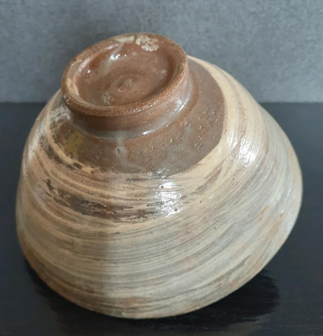 本物保証！】朝鮮古美術 朝鮮古陶磁器 古玩 李朝花三島 刷毛目 茶碗 茶道具