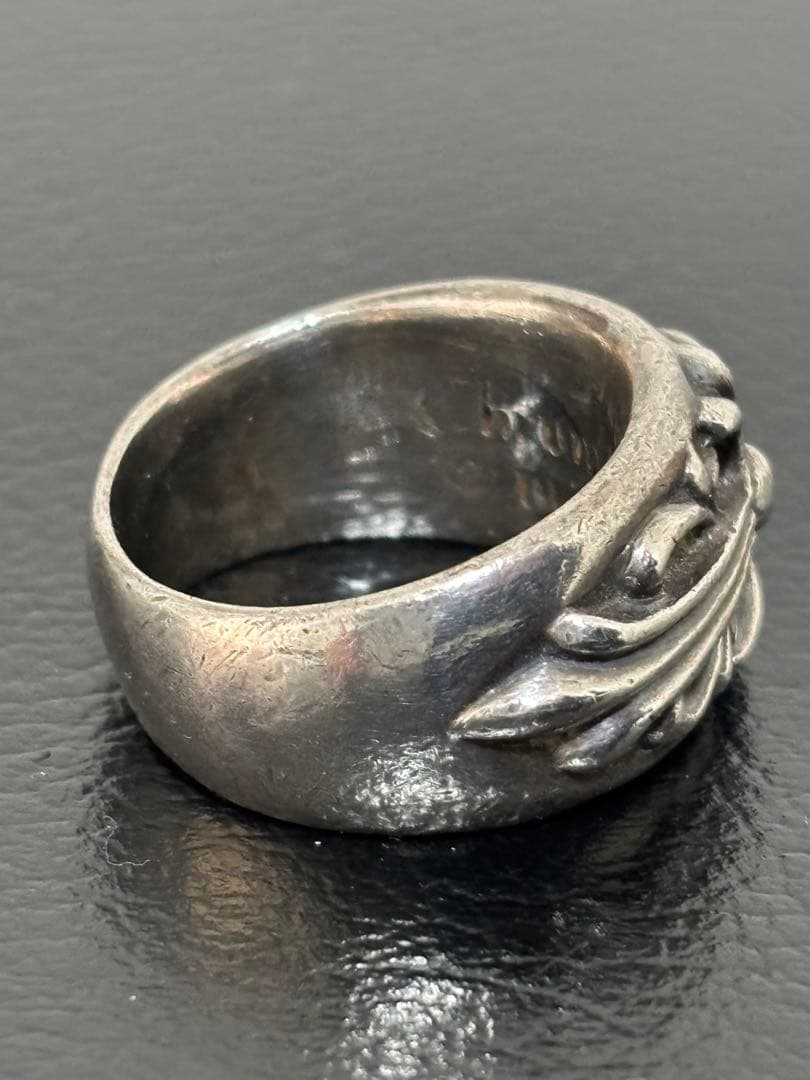 クロムハーツ　フローラルクロスリング　18号