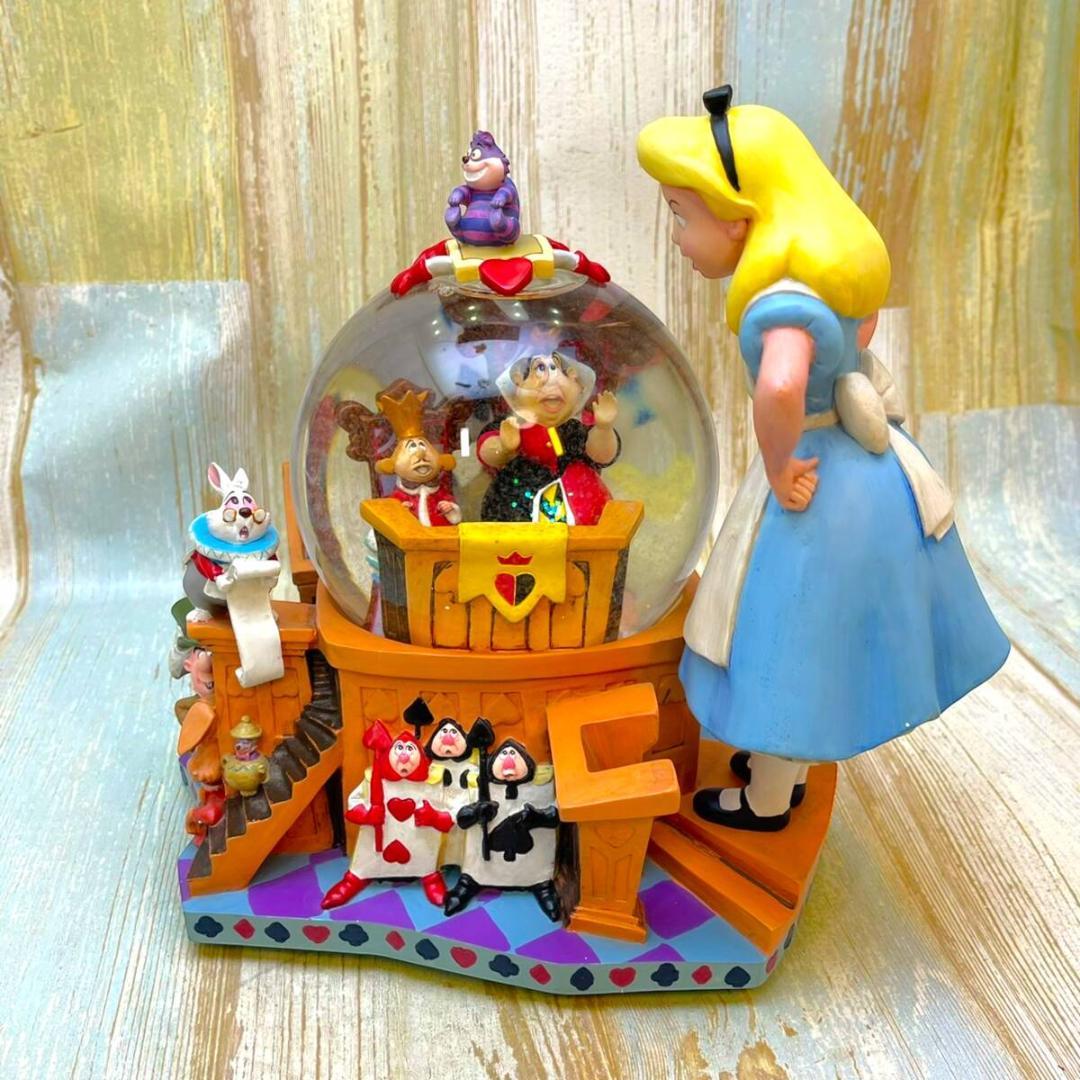 ふしぎの国のアリス フィギュア★スノーグローブ オルゴール