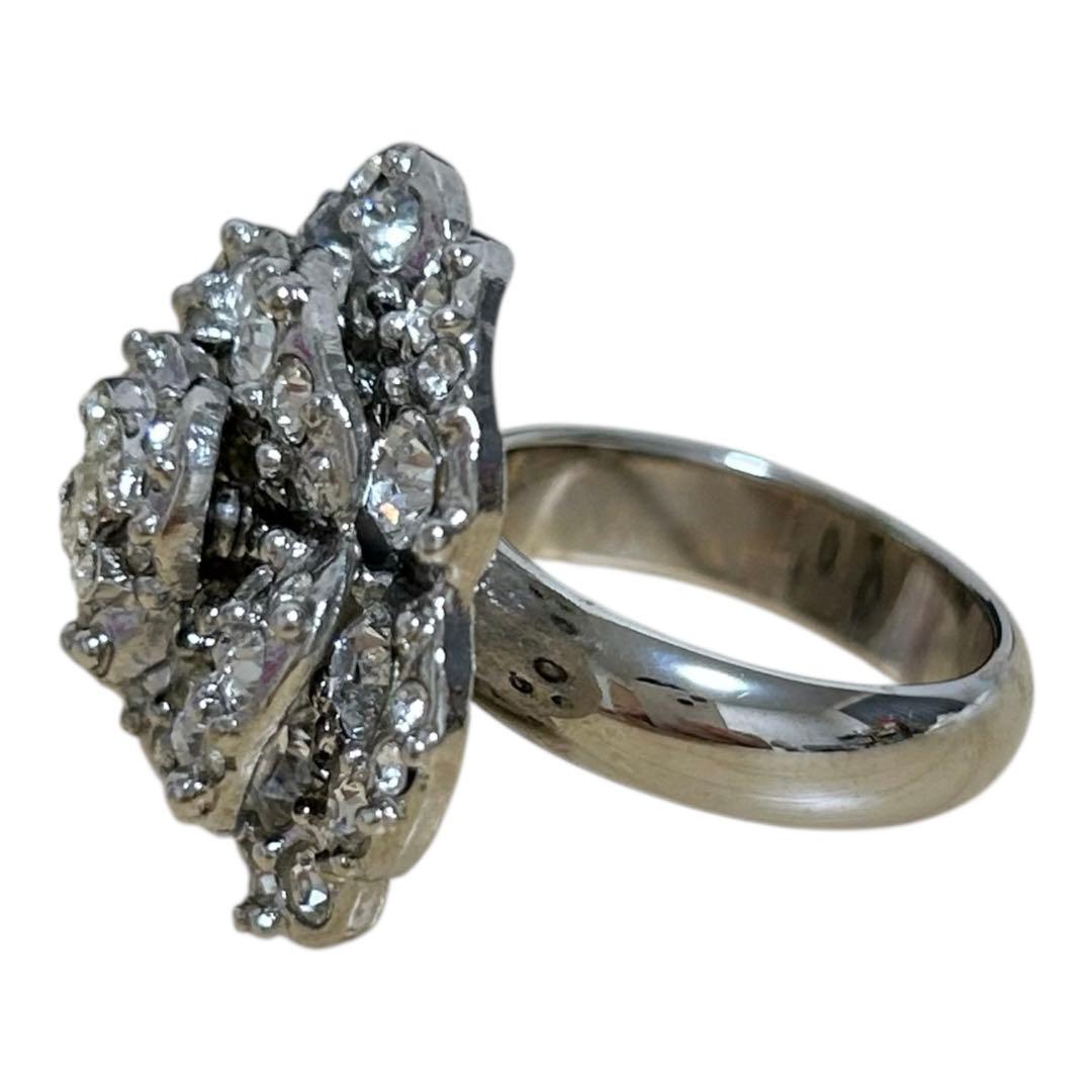 【ささき】CHANEL ココマーク　カメリア ラインストーン　リング