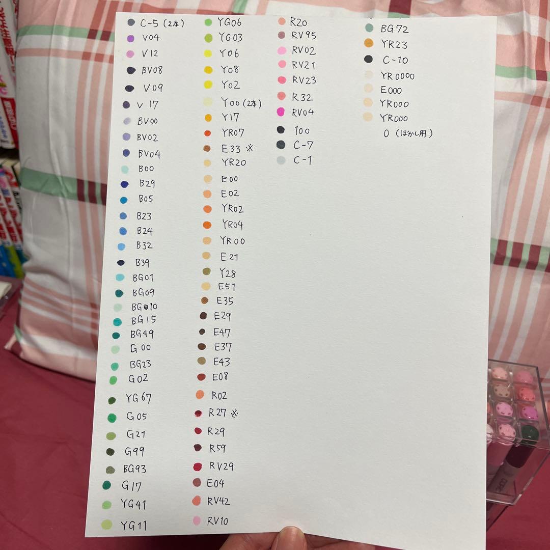 【青空侍さま専用】 コピック チャオ72本セット ケース付き