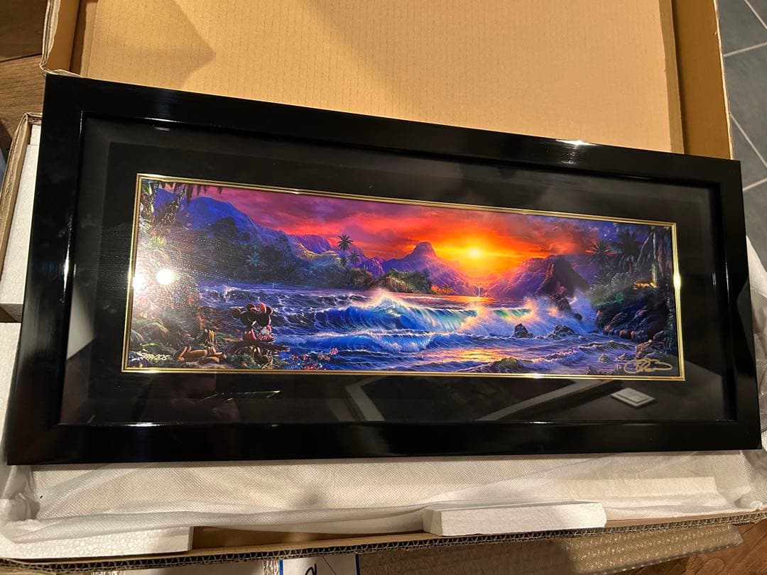 き*ん様 【希少・真作】ミッキー ミニー ラッセン「ロマンティックサン