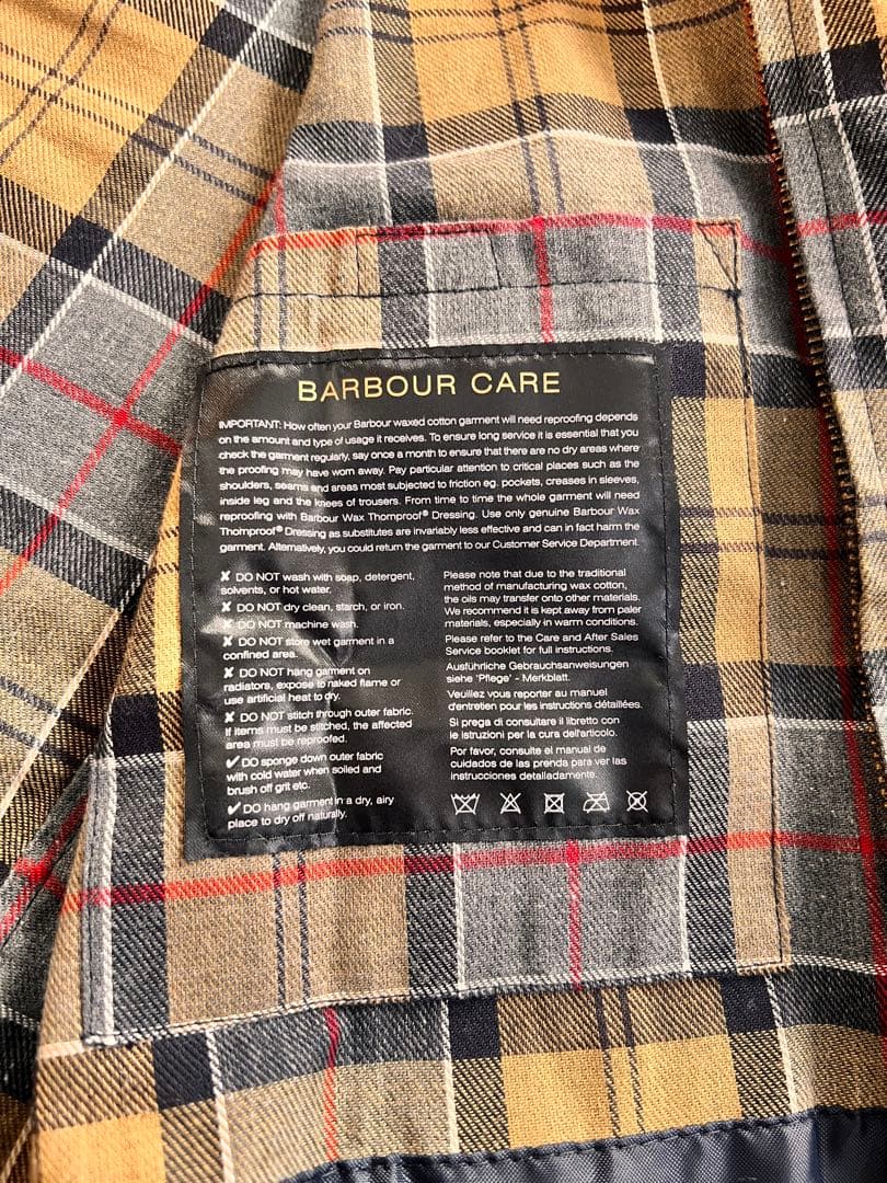 Barbour ビデイルSL ブラック34