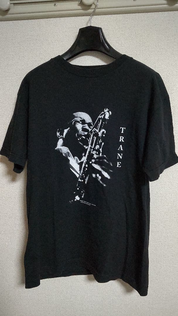 90s gear inc John ColtraneTシャツ jazz ART John Coltrane T-Shirt