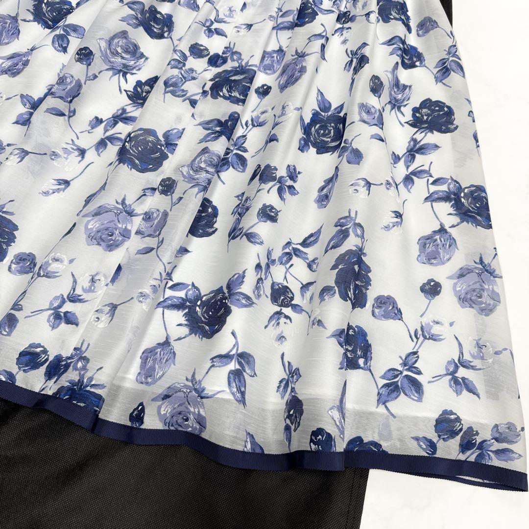 M'S GRACY エムズグレイシー ローズプリント フレアスカート 40