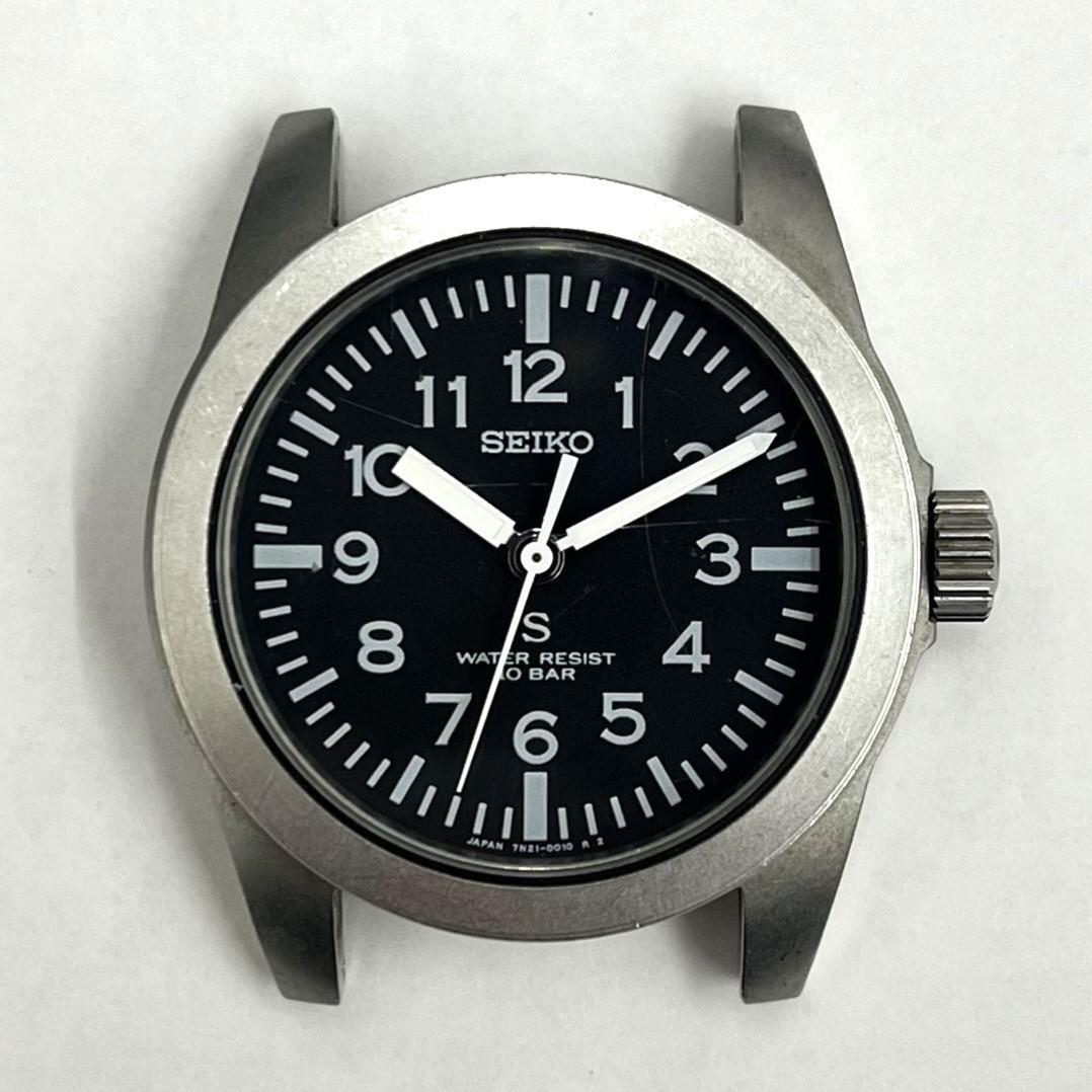 ★SEIKO SUS セイコー サス 7N21-0010 フェイスのみ 不動品