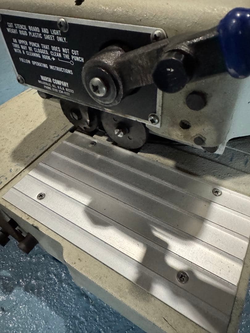 世田谷ベース好きな方 MARSH H 1/2インチ 37071ステンシルマシン