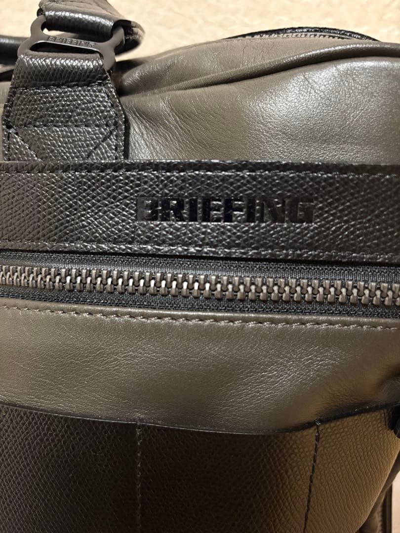 【美品】BRIEFING 【限定品】LEATHER TRINITY LINER