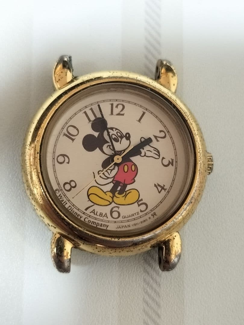 SEIKO ALBA セイコーアルバ ミッキーマウス V811-0550 稼働品 - メルカリ