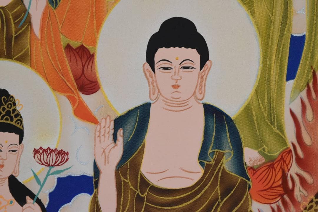 真作】白樹/十三佛図/法事掛/佛事掛/掛軸☆宝船☆