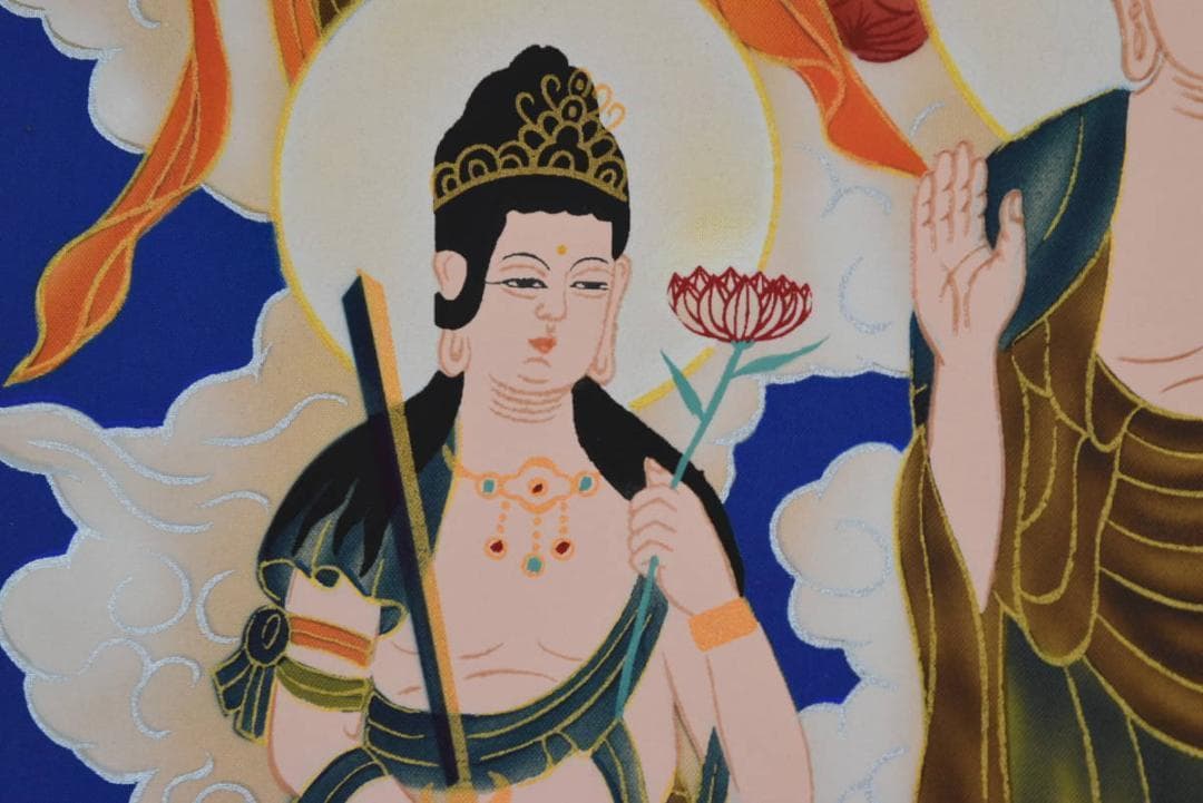 真作】白樹/十三佛図/法事掛/佛事掛/掛軸☆宝船☆