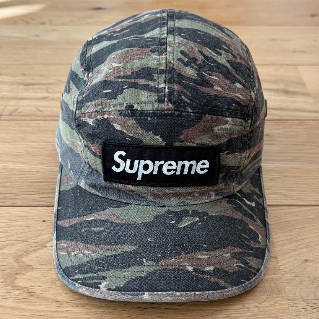 希少 Supreme Military Camp Cap 24SS タイガーカモ - メルカリ
