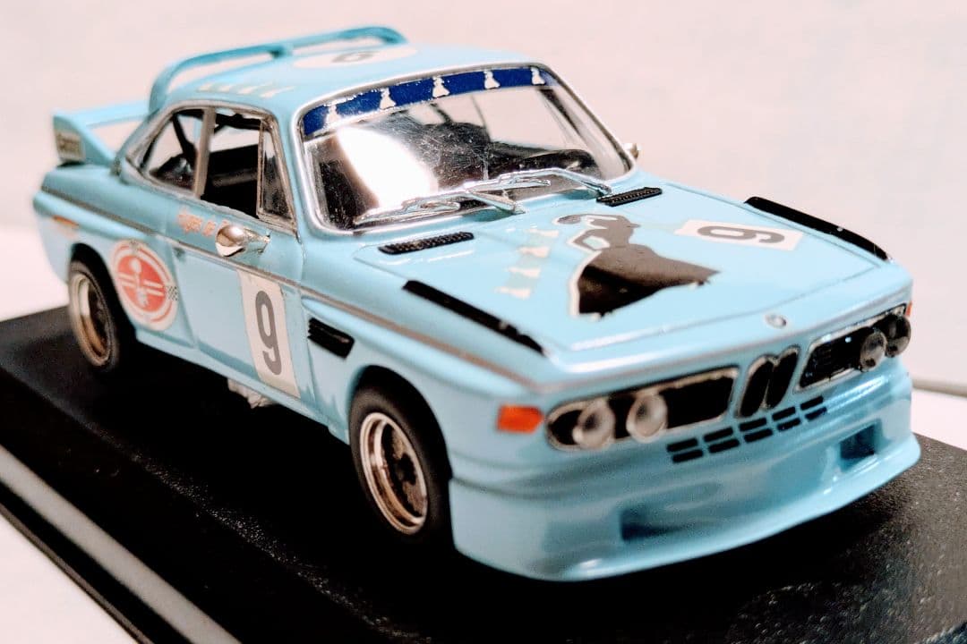 貴重もの、BMW ３.０ＣＳ レーシング１９７７年式DetailCars１/43