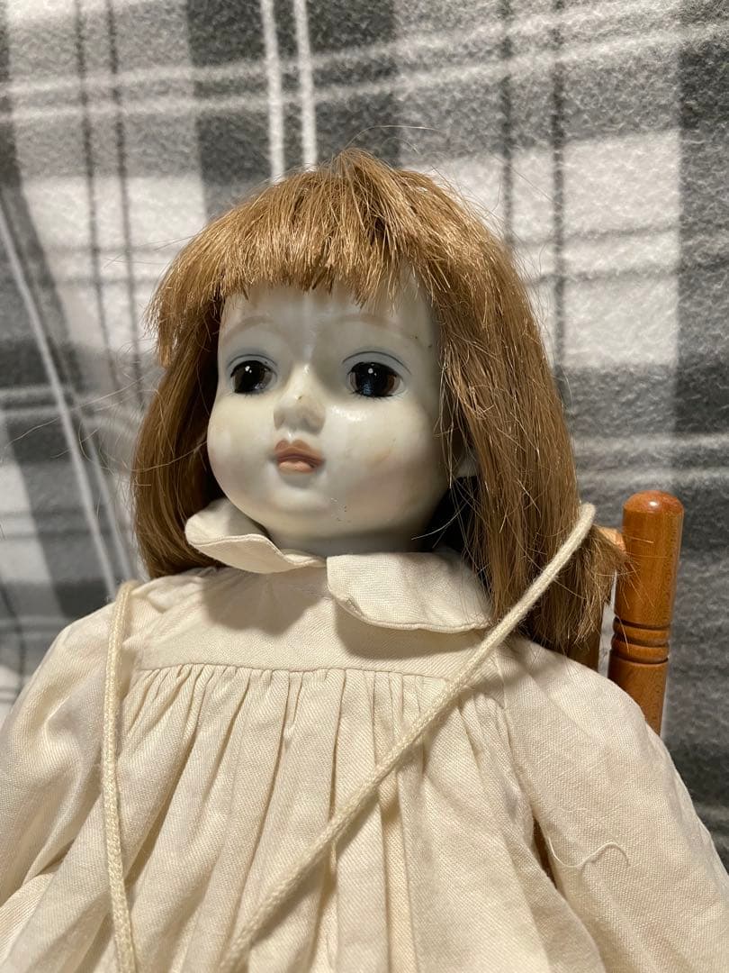 レア？外箱記載ミス商品 ビスクドール 人形 SANKYO オルゴール レトロ