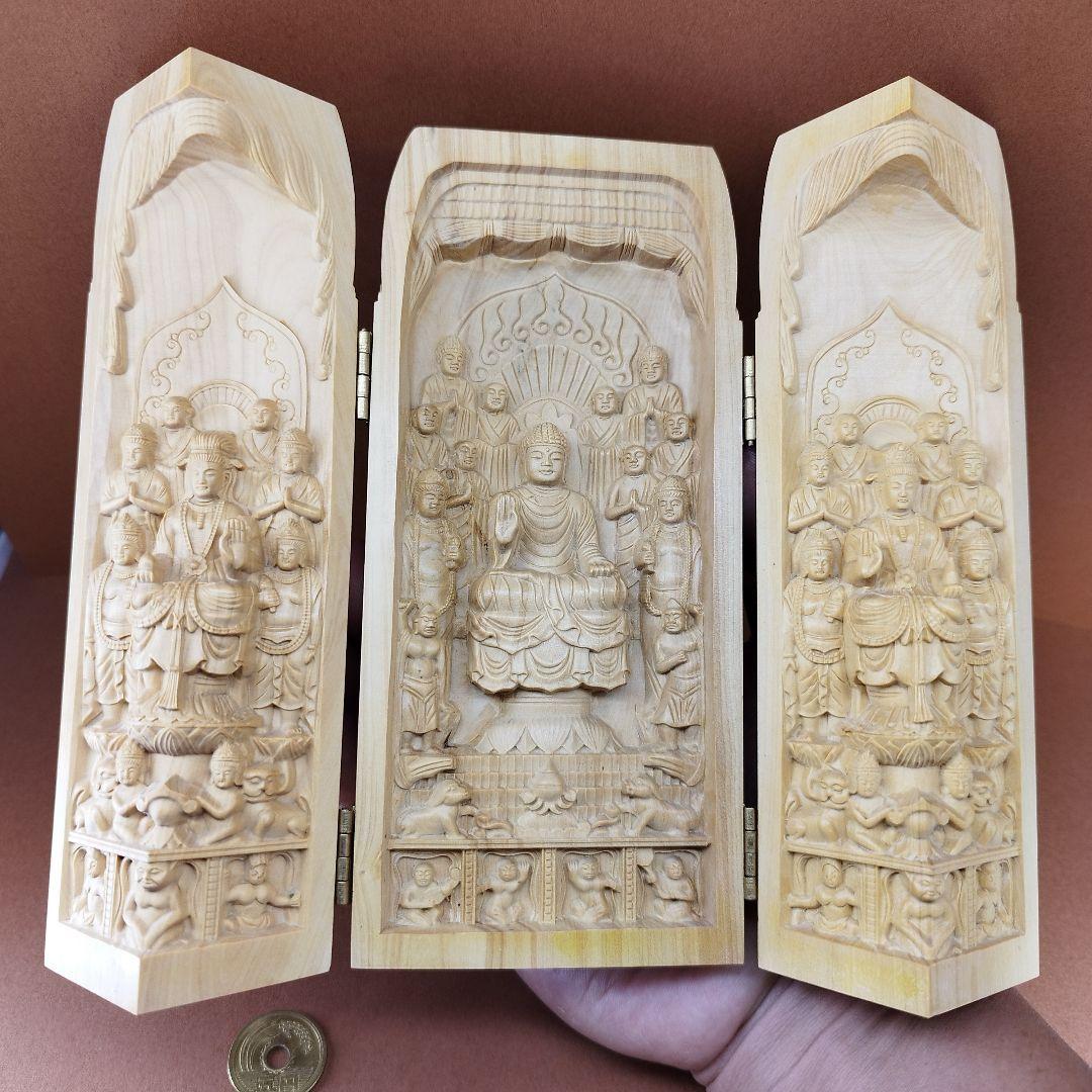 【訳あり超特価】黄楊国宝緒尊仏精細復刻版《整理番号:BU001》