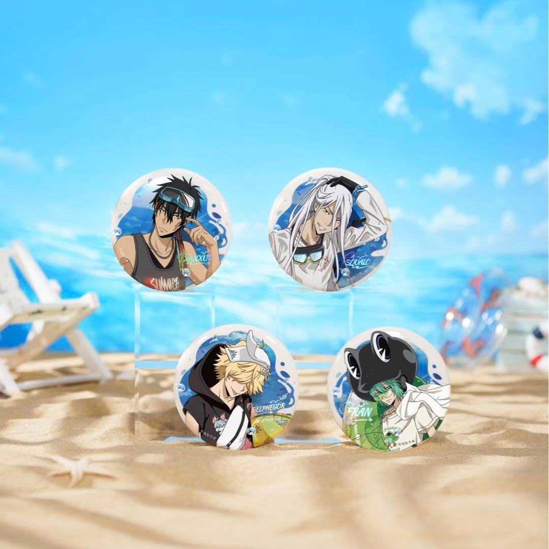 家庭教師ヒットマンREBORN 中国限定グッズ summer 缶バッジ10個 - メルカリ
