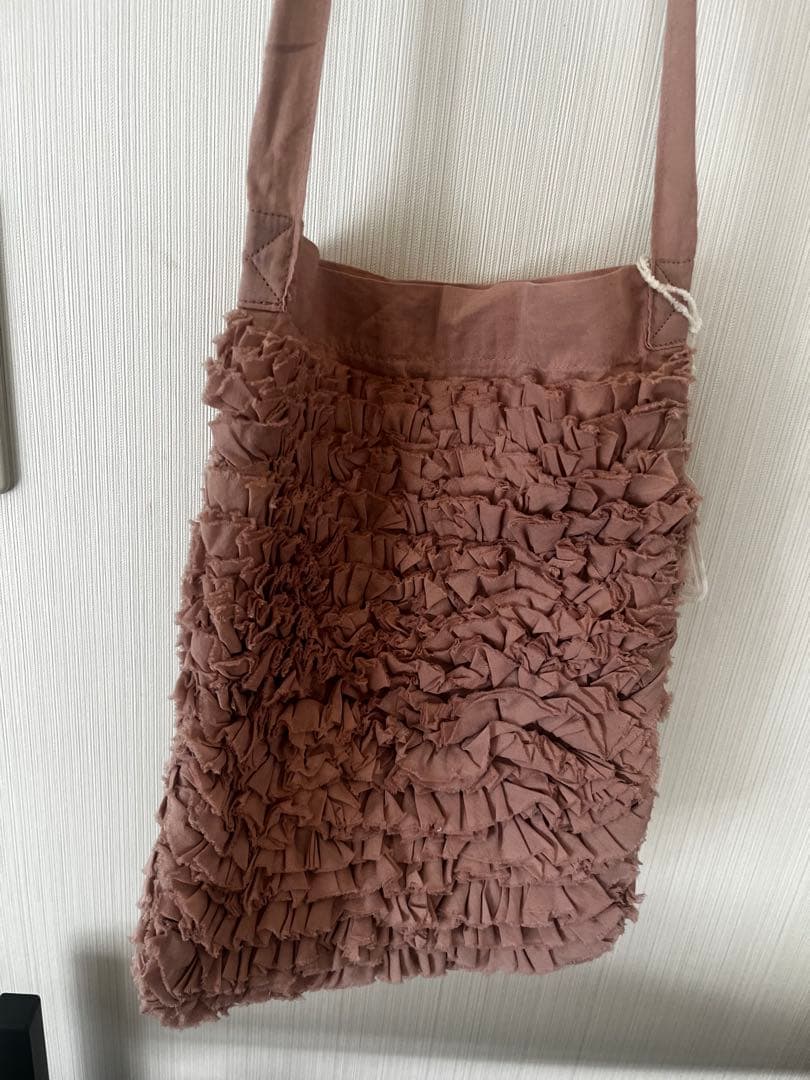 売り切り❣️R&D.M.Co-オールドマンズテーラー ピンクフリルショルダーバッグ