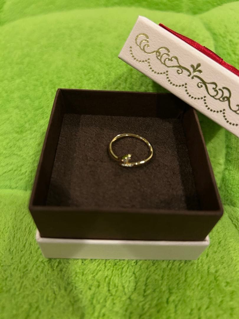 美品　スタージュエリー　Python ピンキー　リング　5号　K18 スネーク