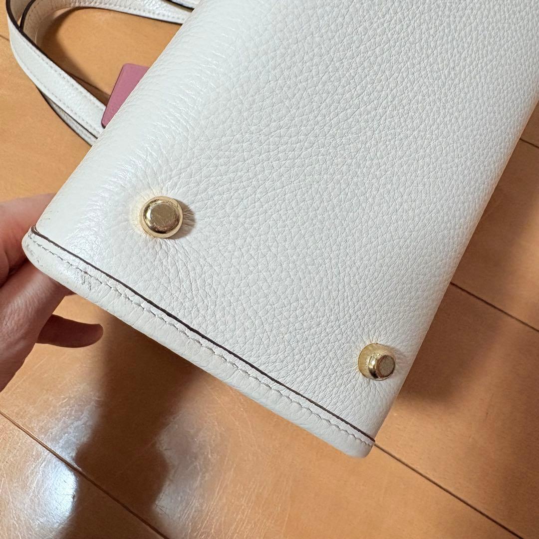専用　COACH ピンク ホワイト ハンドバッグ