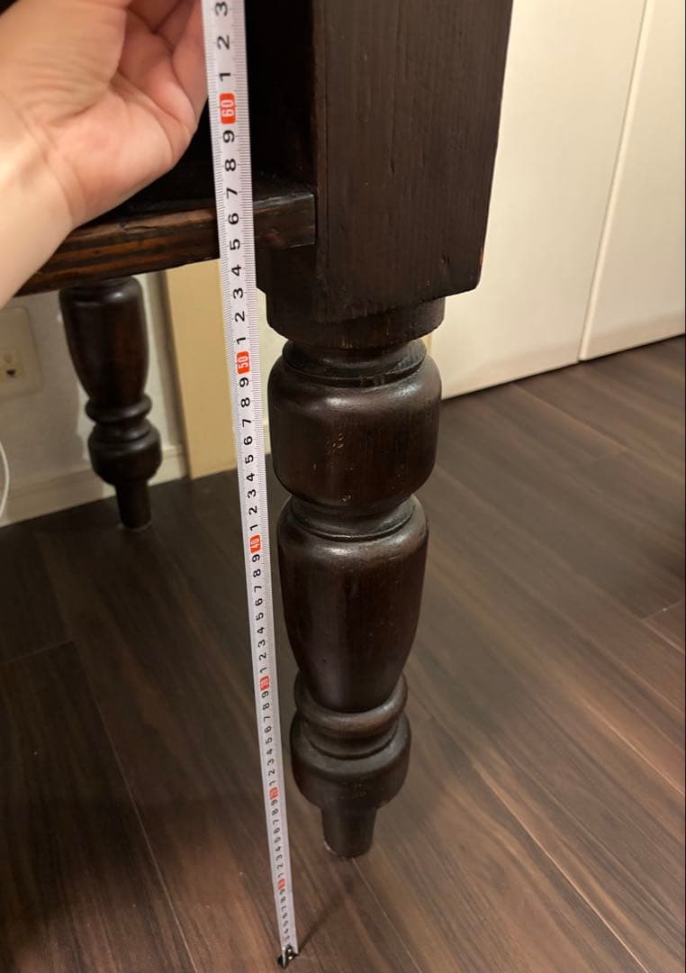 【トキ・ツヤ】 アンティーク　パイン材　テーブル