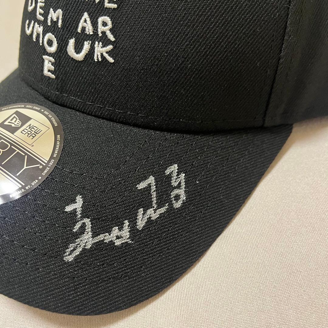 明石家さんま 直筆サイン入り 帽子 ① 9FORTY newera ニューエラ