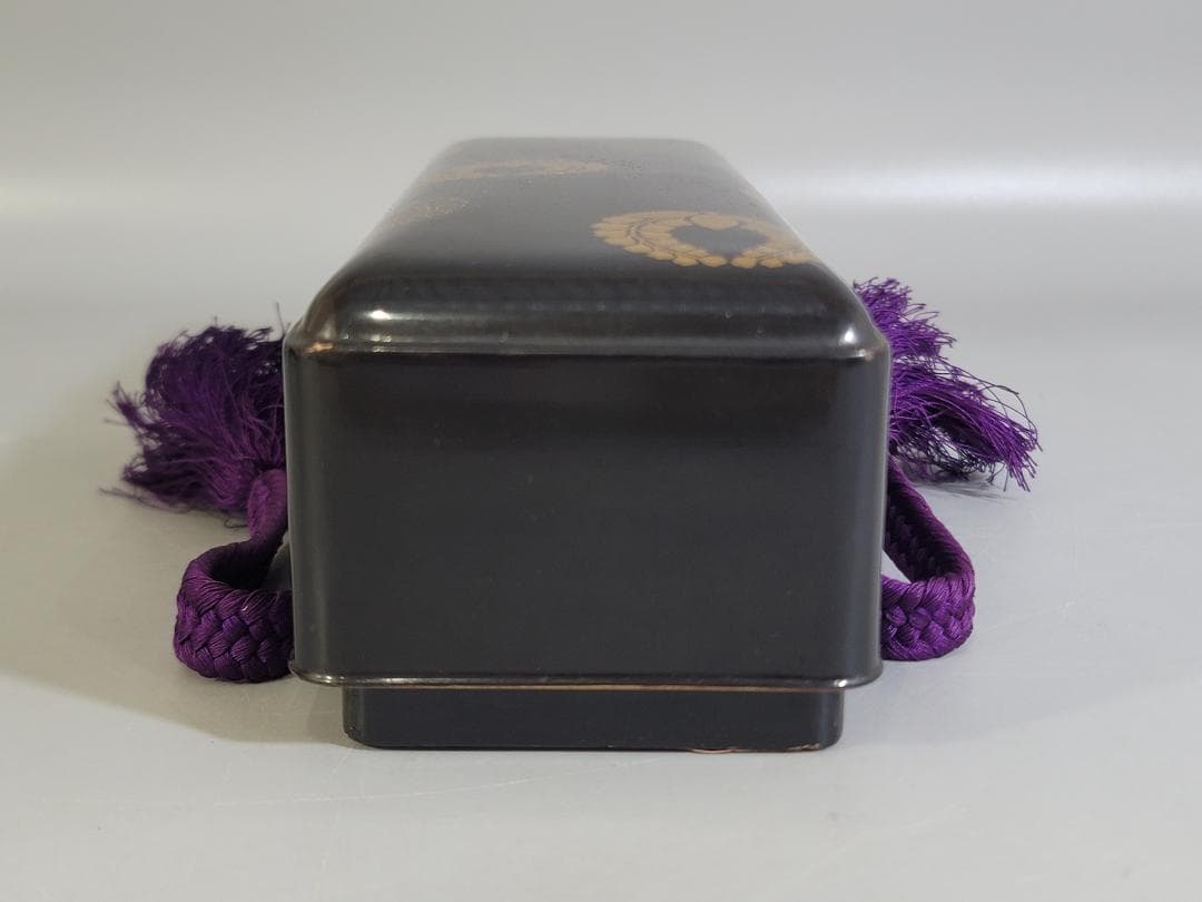 DT350 古美術 時代蒔絵 内梨地 文庫