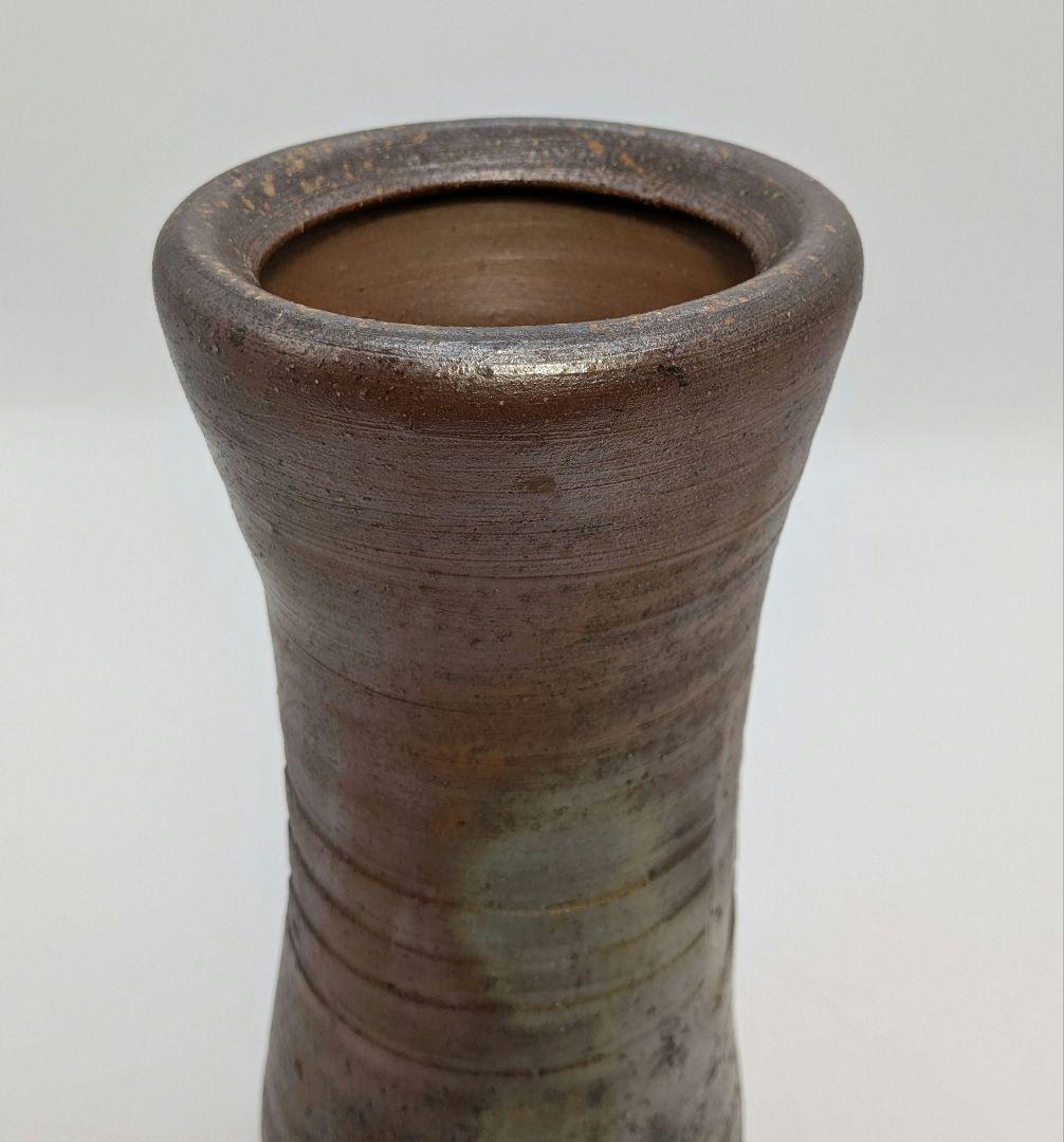 伝統工芸士 高原敏 備前焼 細水指B 共箱共布栞 水差し 抹茶