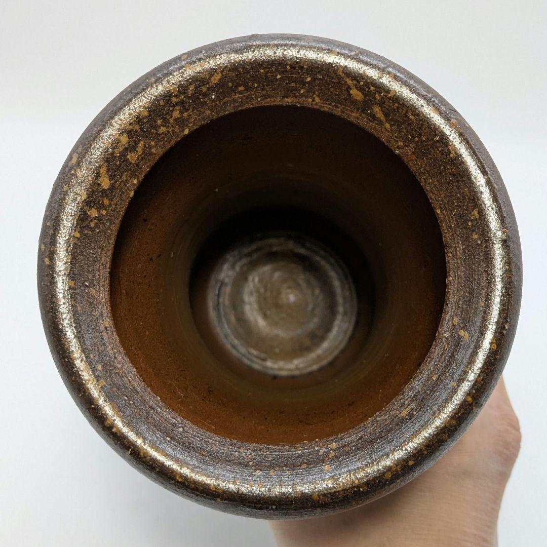 伝統工芸士 高原敏 備前焼 細水指B 共箱共布栞 水差し 抹茶