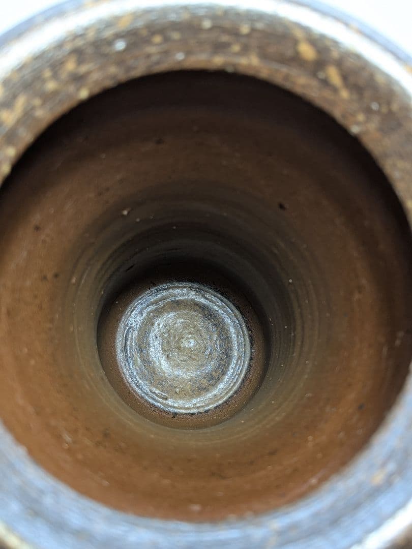 伝統工芸士 高原敏 備前焼 細水指B 共箱共布栞 水差し 抹茶