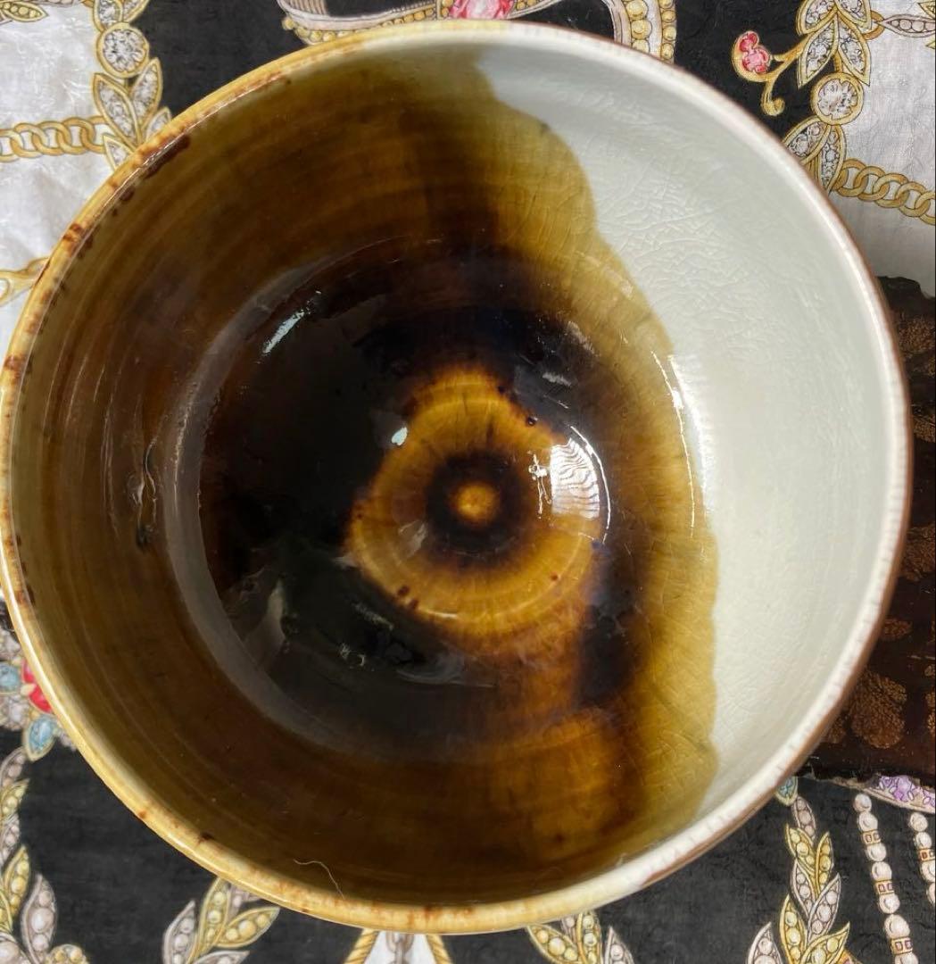 九谷焼 陶宝造 木米碗 抹茶茶碗 茶道具 未使用 美品 共箱付き